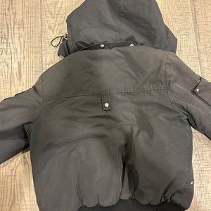 Like new moose knuckle jacket. No marks or scratches. Pet and smoke free home.